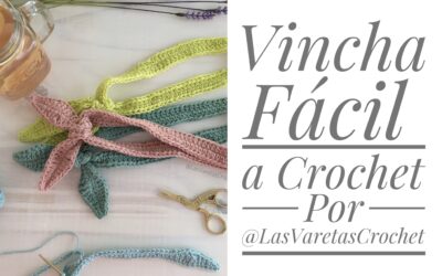Vincha Fácil Tejida a Crochet – Patrón Gratuito