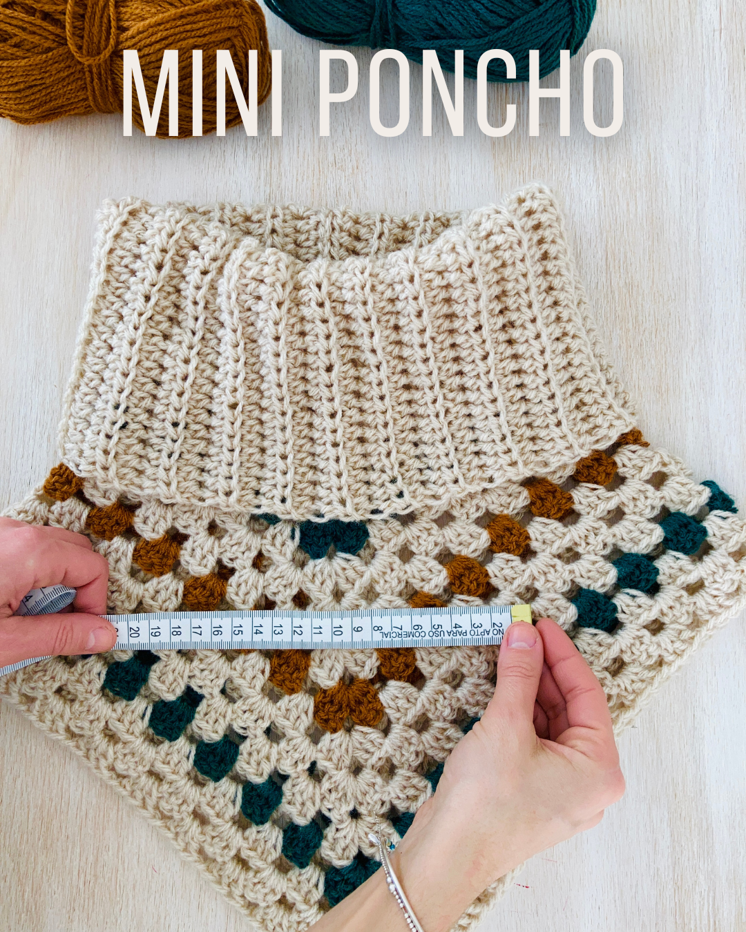 MINI PONCHO – Clase 1 y 2