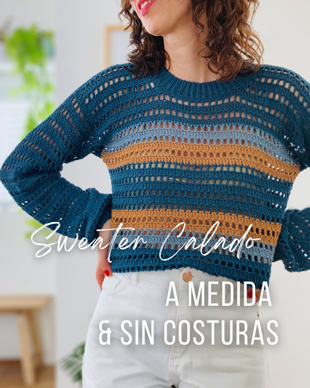 CAL Sweater Calado – Bottom up & Sin Costuras – CLASES 1 A 13