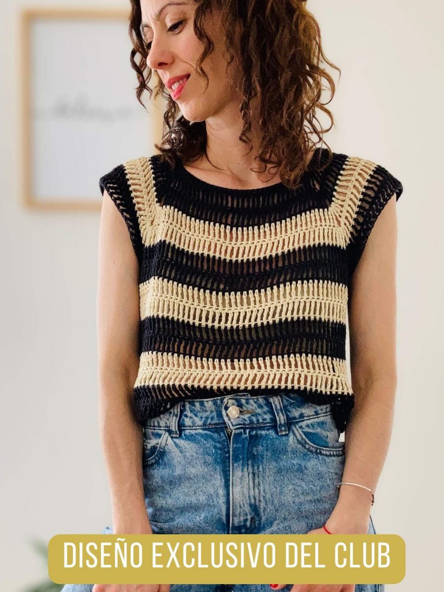 Remera de Verano - Técnica Top Down con Canesú Ranglan