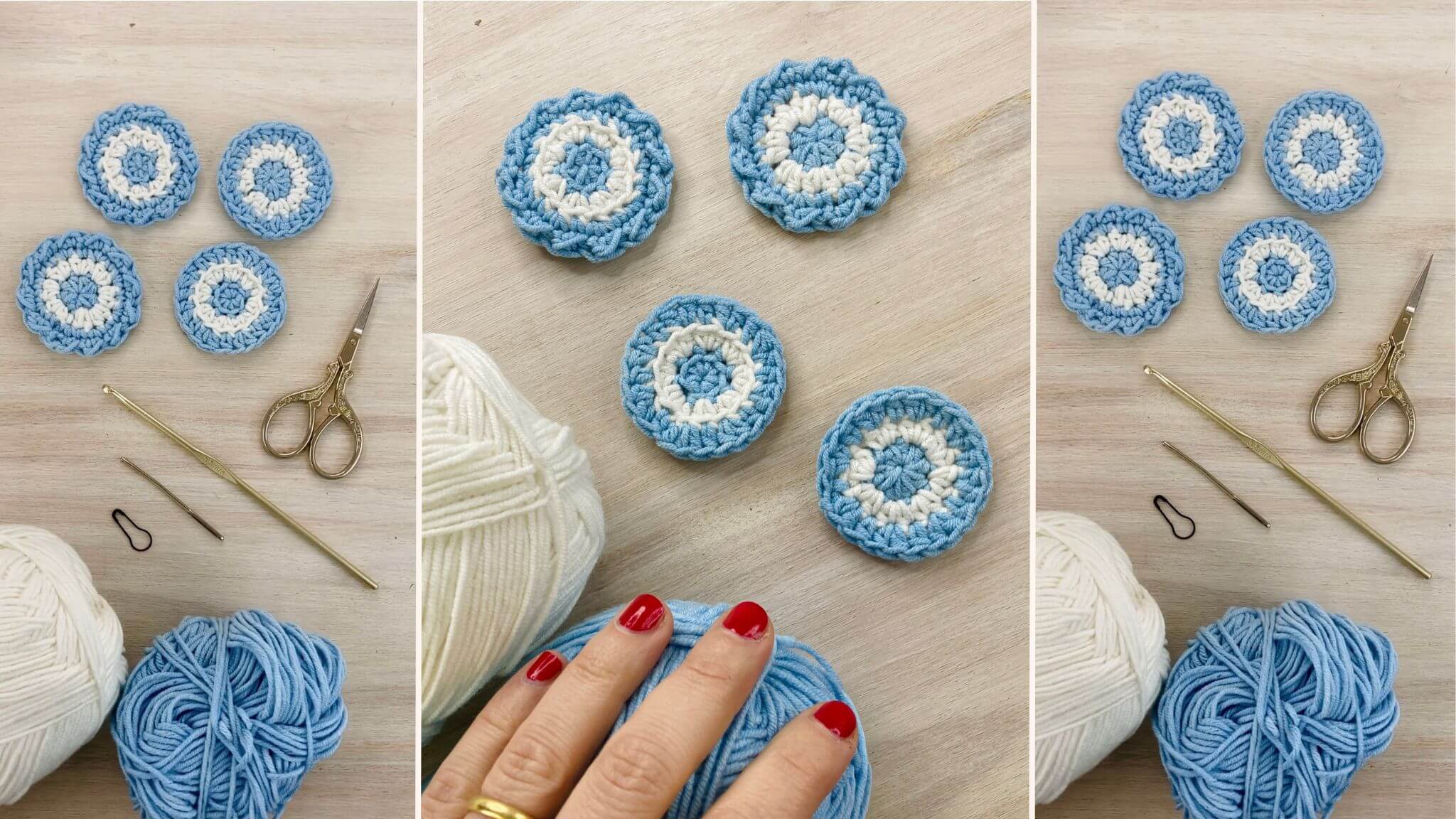 Escarapelas a crochet