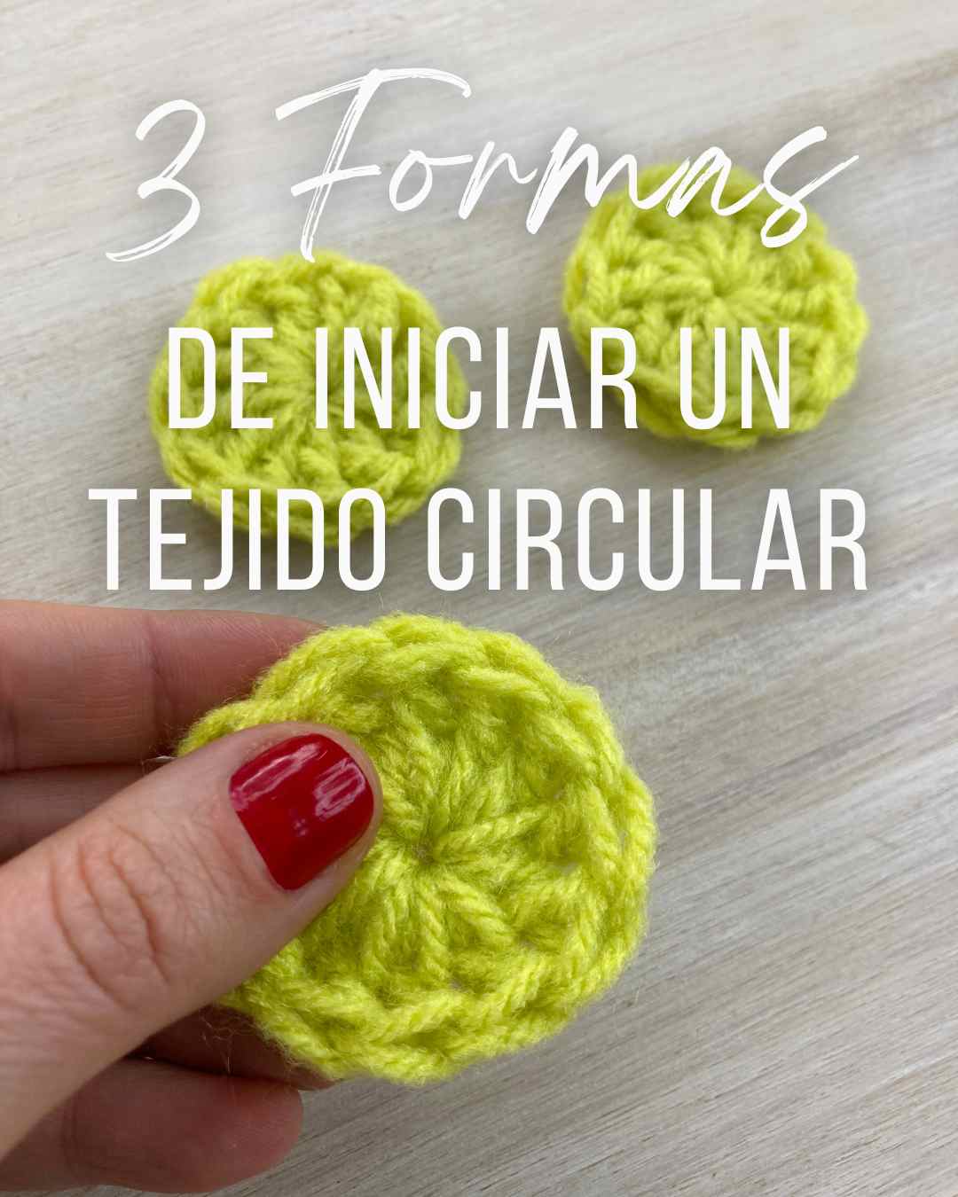 3 Formas de Iniciar un Tejido Circular