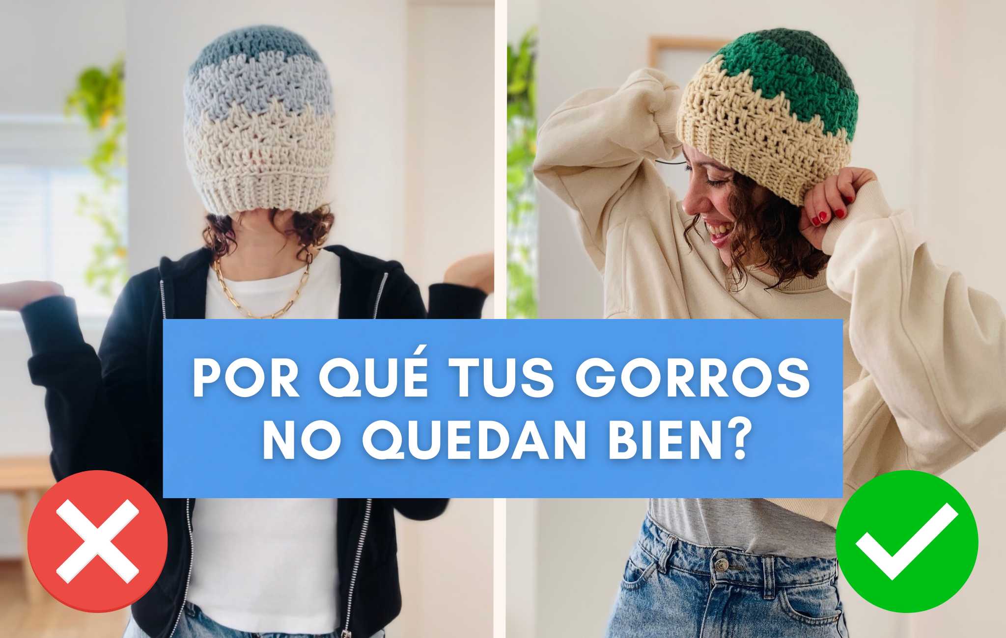 Por qué tus Gorros Tejidos NO Quedan Bien? Errores Comunes