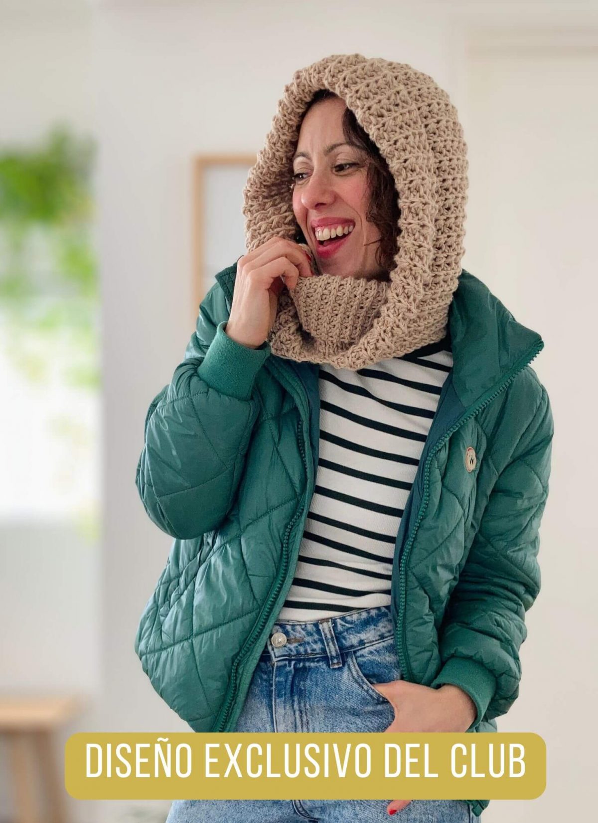 Balaclava: Cuello con Capucha a Crochet
