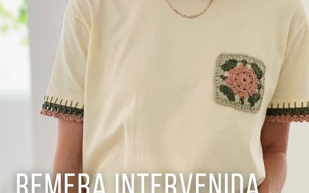 Remera Intervenida con Crochet