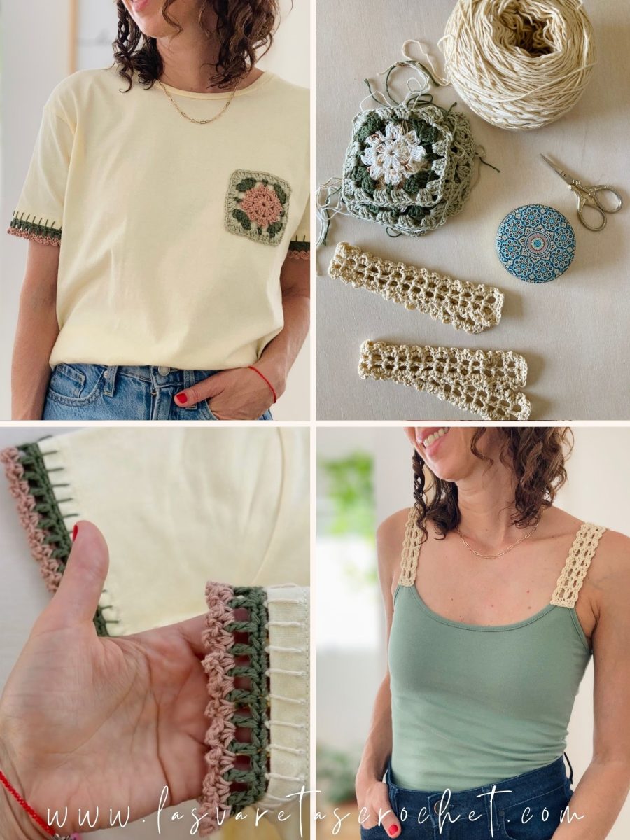 CURSO ONLINE - Prendas Intervenidas con Crochet