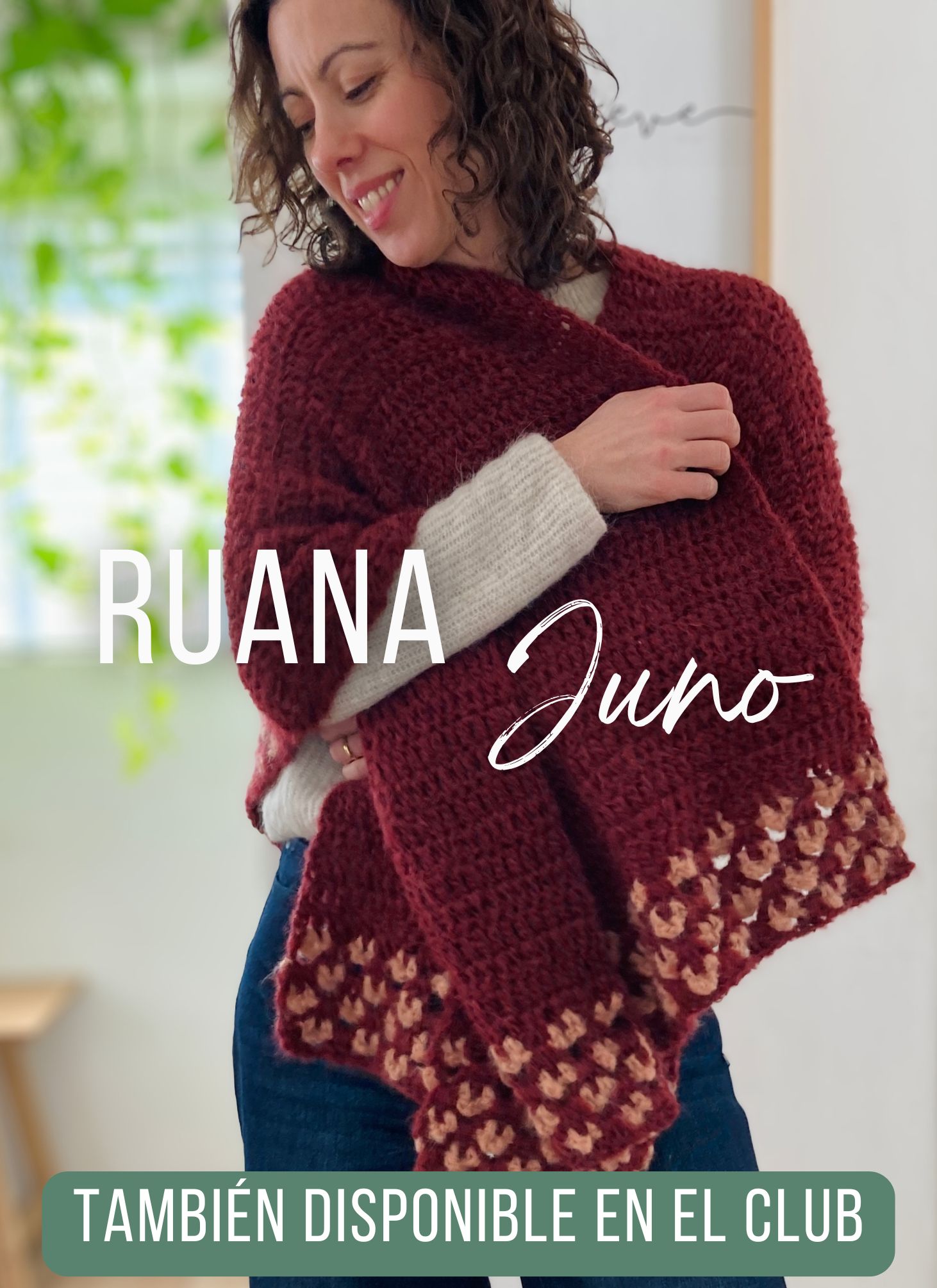Ruana Juno – Crochet Simple a Partir de un Granny
