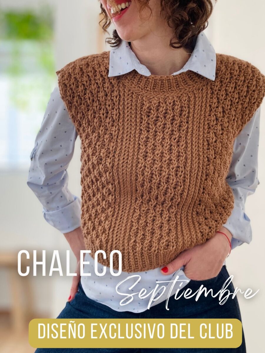 Chaleco Septiembre - Tejido Vertical y Tramas Novedosas