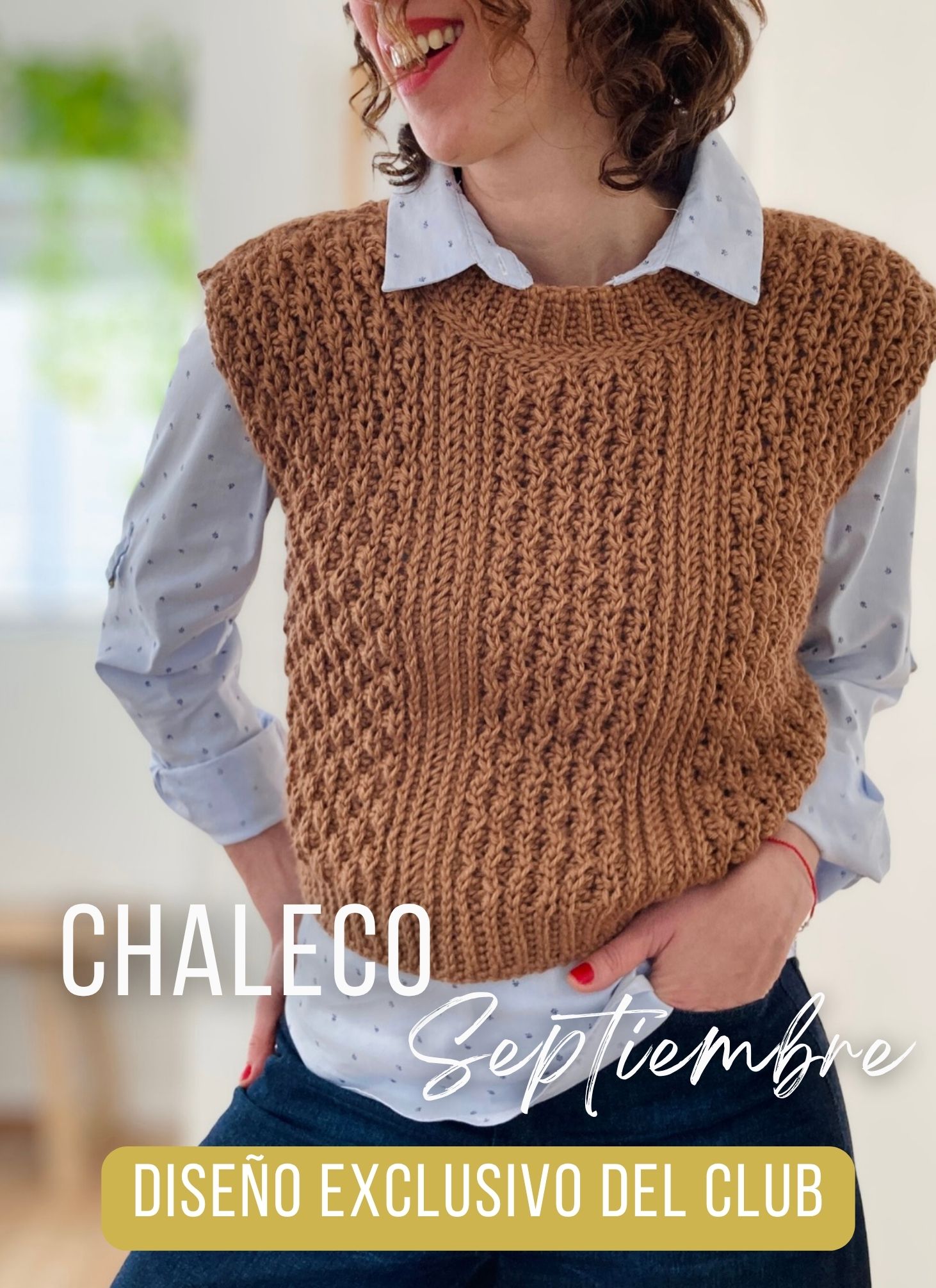 Chaleco Septiembre - Tejido Vertical y Tramas Novedosas
